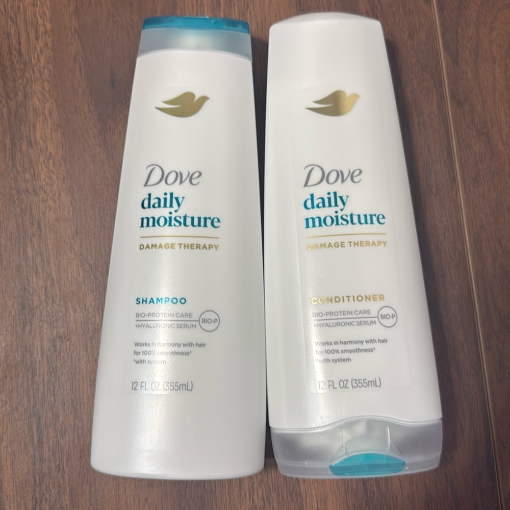 Dove Shampoo, Conditioner, Body Wash